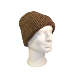 Beanie - Bonnet - Homme - Couleur cappuccino - Duvet de yak