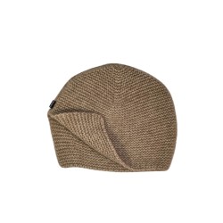 Bonnet en cachemire - femme - taupe